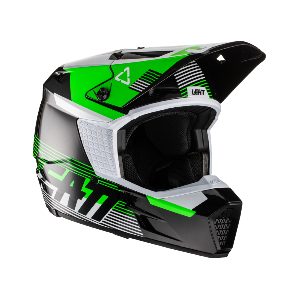 HELMET YOUTH MOTO 3.5 V22 BLACK MEDIUM (51-52CM) JUNIOR