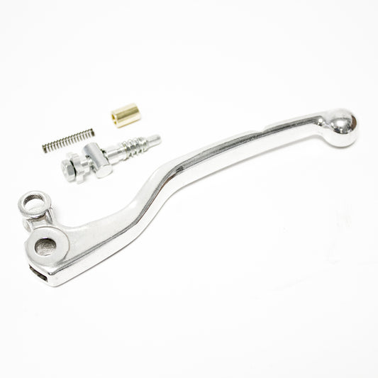 CLUTCH LEVER CAST WITH ADJUSTER KTM 98-08, SX65 01-13, SX85 03-12, MAGURA LONG SILVER (R)