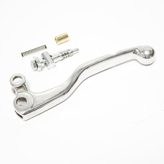 CLUTCH LEVER CAST WITH ADJUSTER KTM 98-08, SX65 01-13, SX85 03-12, MAGURA SHORT SILVER (R)