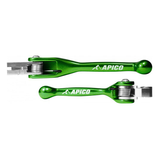 FLEXI LEVER (PAIR) KAW/YAM KX250F/450F 04-12, YZ125/250 01-07, YZ250F 01-06 GREEN (R)