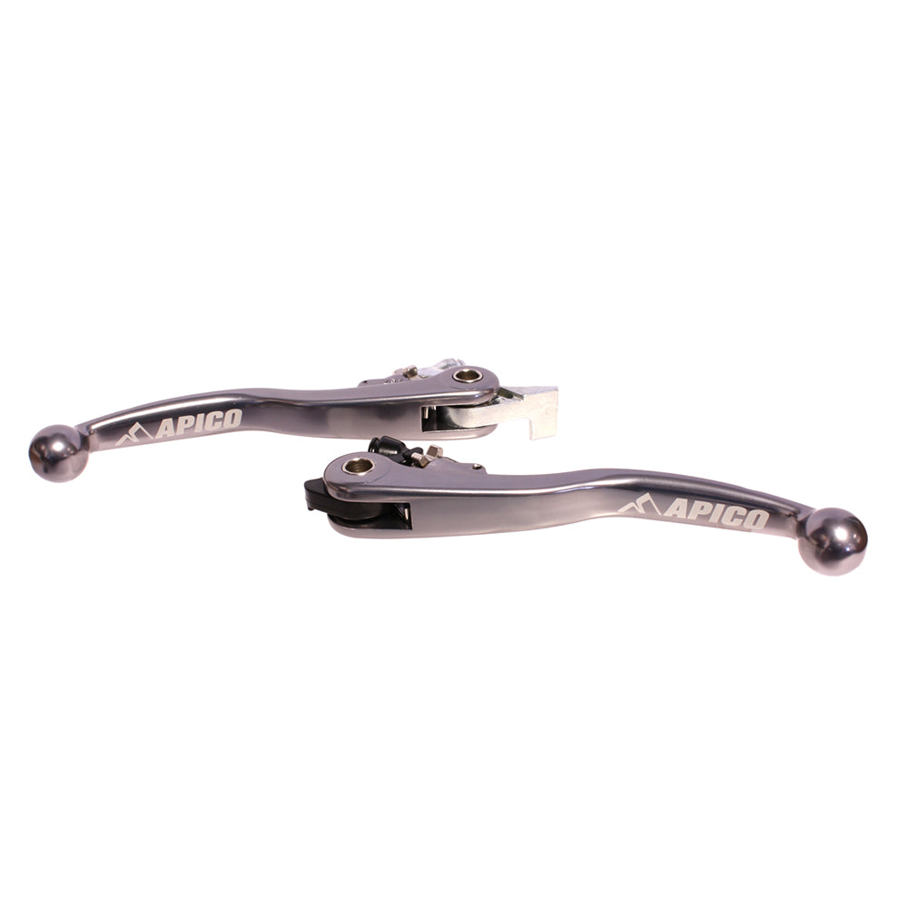 FLEXI LEVER (PAIR) HUSKY TC/FC125-450 2018, TE/FE/TX/FX125-501 18-21 (MAGURA) TITANIUM (R)