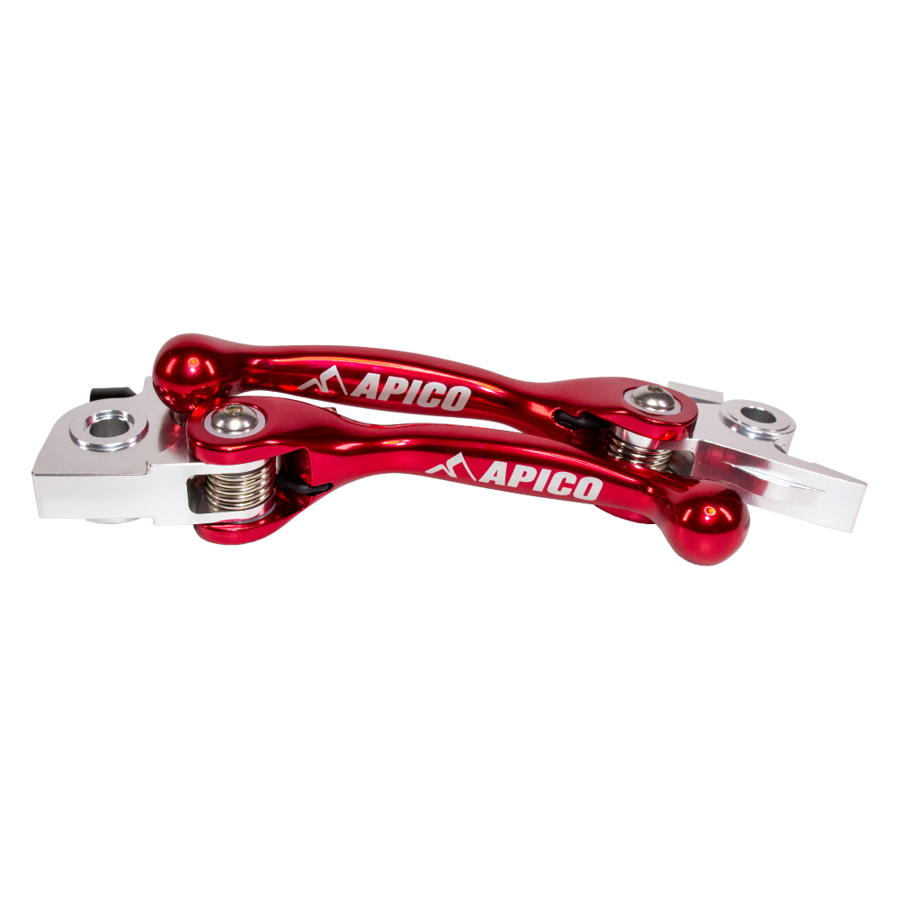 FLEXI LEVER (PAIR) KTM/HQV/GAS/SHER/TM SX/SX-F/EXC/EXC-F 250-500 14-23, SX125-150 16-23 RED (R)