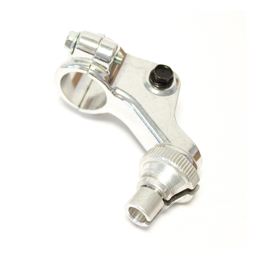 CLUTCH LEVER HOLDER CAST KAW/YAM KX250F/450F>20,YZ125/250 00-14, YZ/WR250F/426F 00-02 SILVER (R)