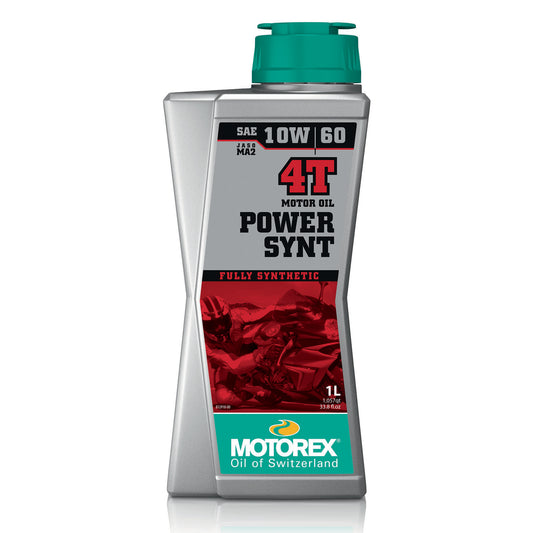 Motorex Power Synt 4T Fully Synthetic Pro Performance JASO MA2  10w/60 1L