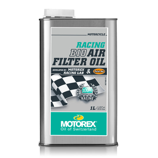 Motorex Racing Bio Power Filter Oil Liquid Twinair  Green 1L