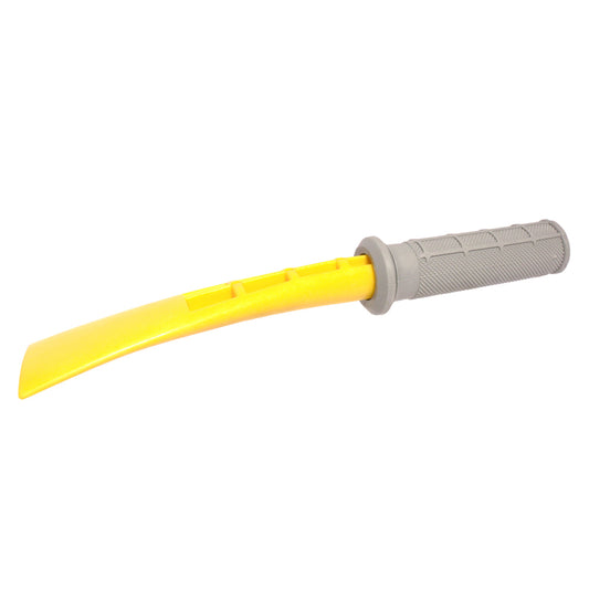 MUD SCRAPER WITH GRIP YELLOW