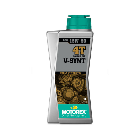 Motorex V-SYNT 4T Fully Synthetic JASO MA2  15w/50 1L