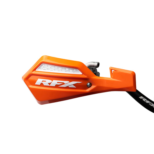 RFX 1 Series Handguard (Orange/White) Inc Fitting Kit