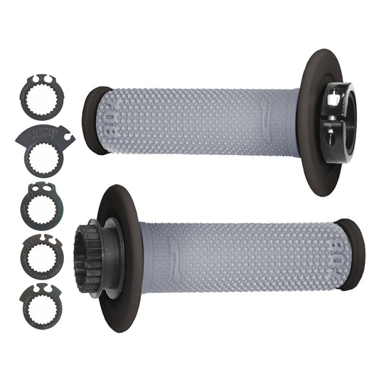 HANDLE BAR LOCK ON GRIPS 708 INCLUDES 6 CAMS GREY/BLACK