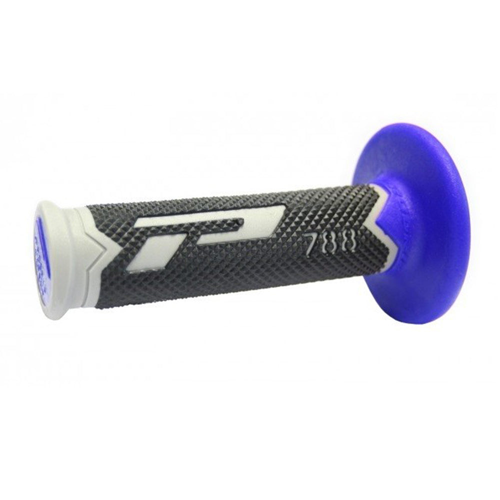 HANDLE BAR GRIPS 788 GREY/BLUE