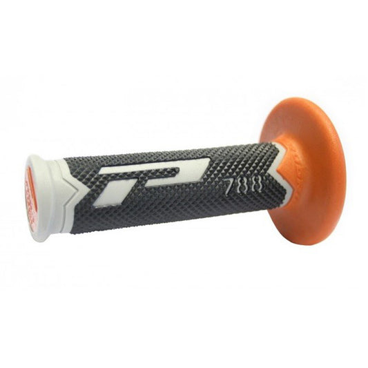 HANDLE BAR GRIPS 788 GREY/ORANGE