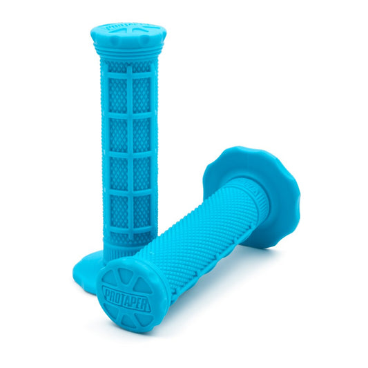 HANDLEBAR GRIP 1/3 WAFFLE MICRO GRIP NEON BLUE