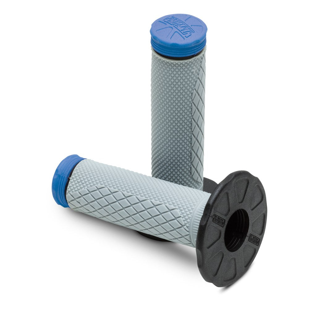 HANDLEBAR GRIP SYNERGY TRI DENSITY FULL DIAMOND BLUE