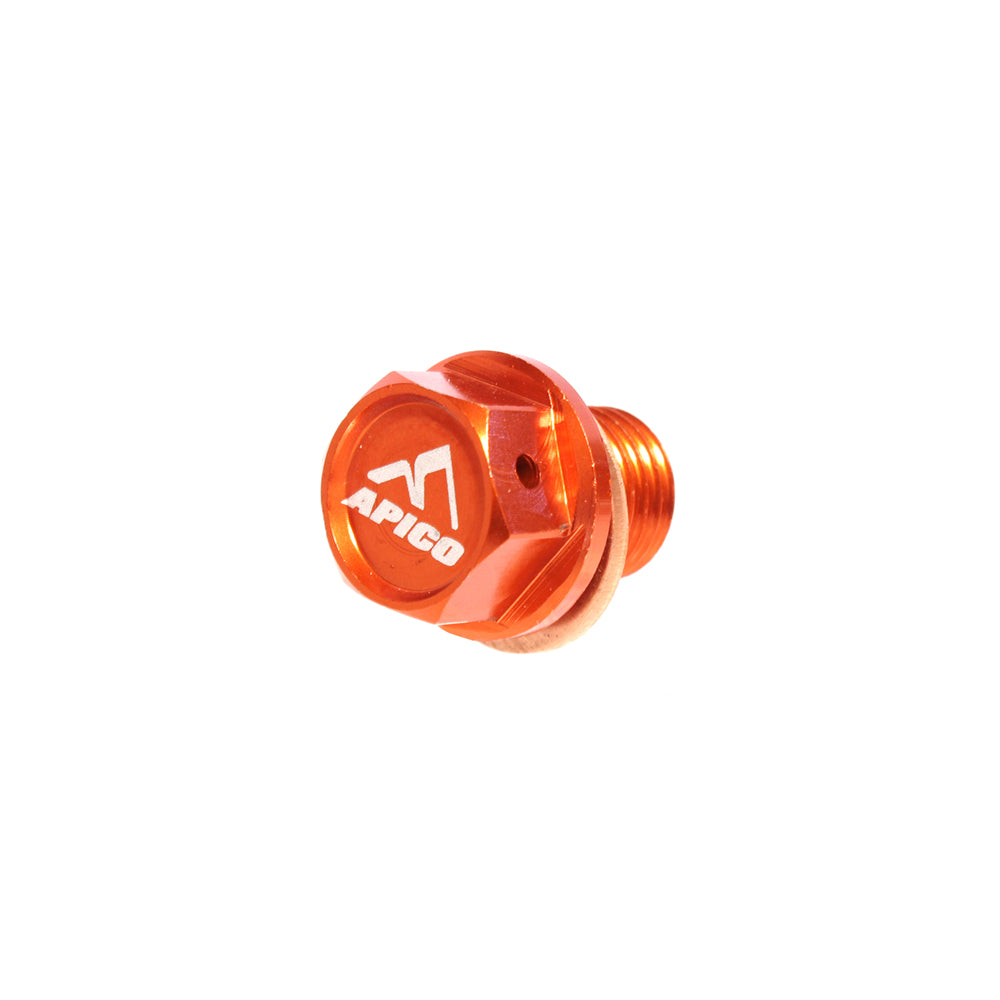 MAGNETIC SUMP DRAIN BOLT M12 X 12MM X 1.5 KTM/HQV/GAS SX/SX-F/EXC/EXC-F/TC/TE/FC/FE/MC/EC ALL ORANGE