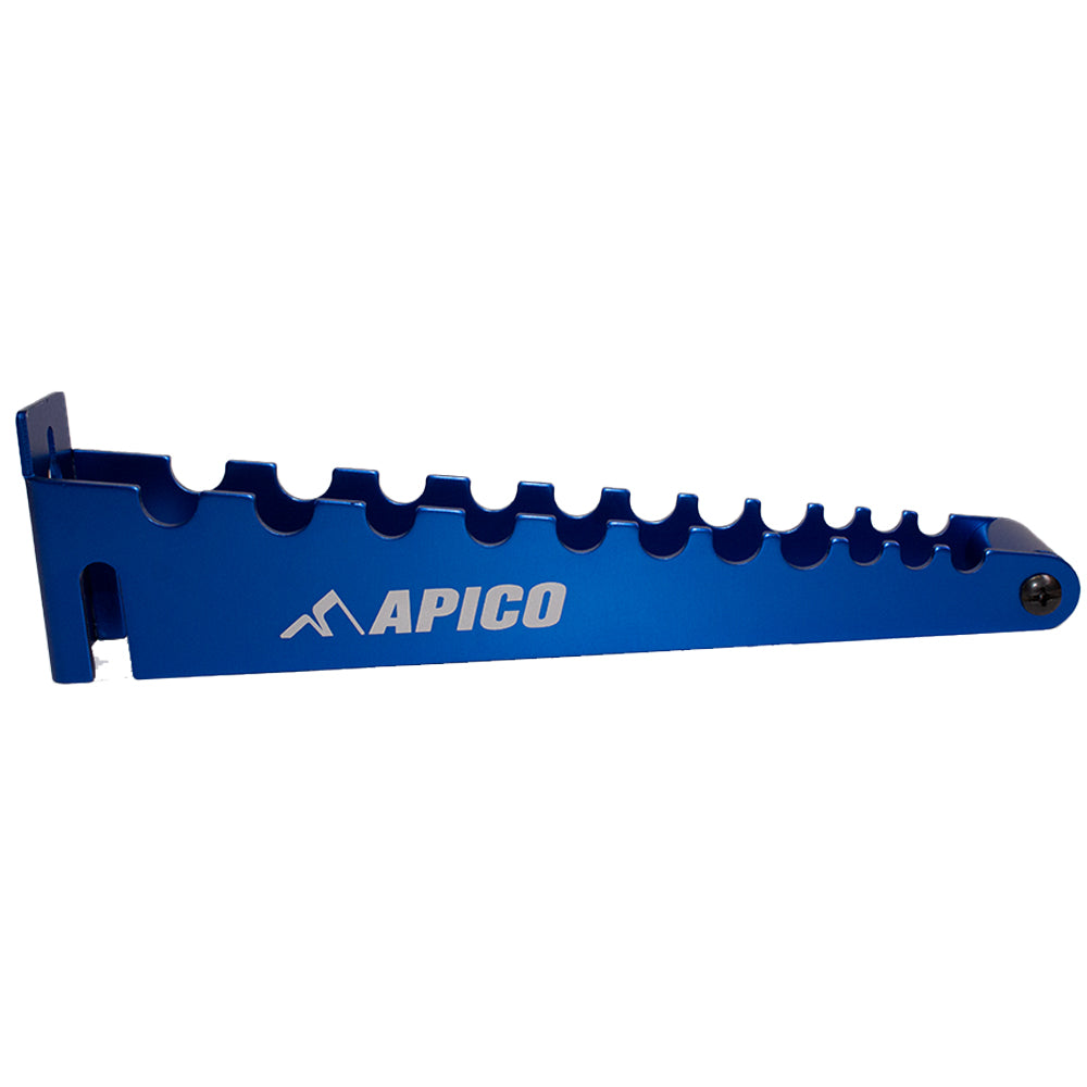 T-BAR 11 SLOT TOOL BOX RACK ALLOY BLUE