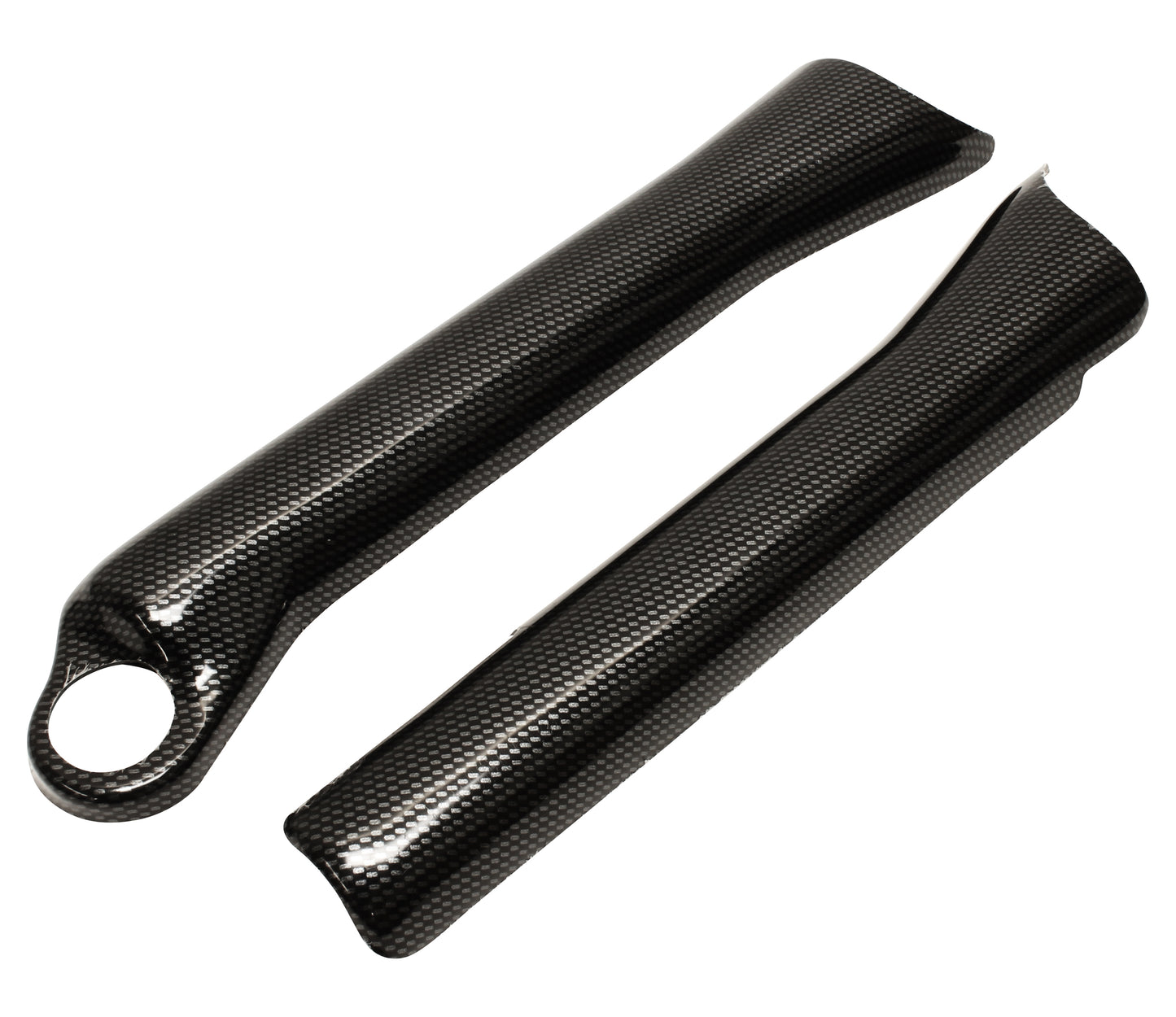 FORK GUARDS LOWER OSET 20" >2015 FACTORY BLACK