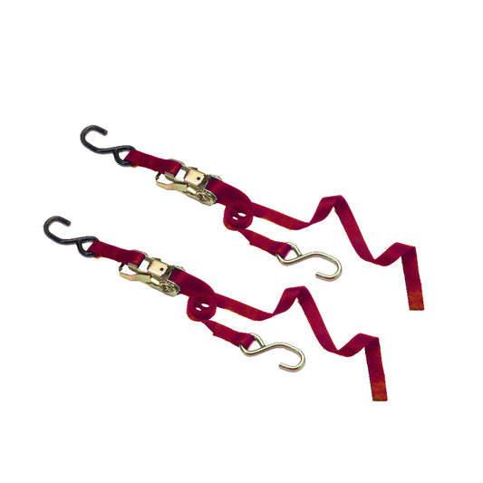 TIEDOWN RED  RATCHET TYPE 5.5 FT/1.8MTR