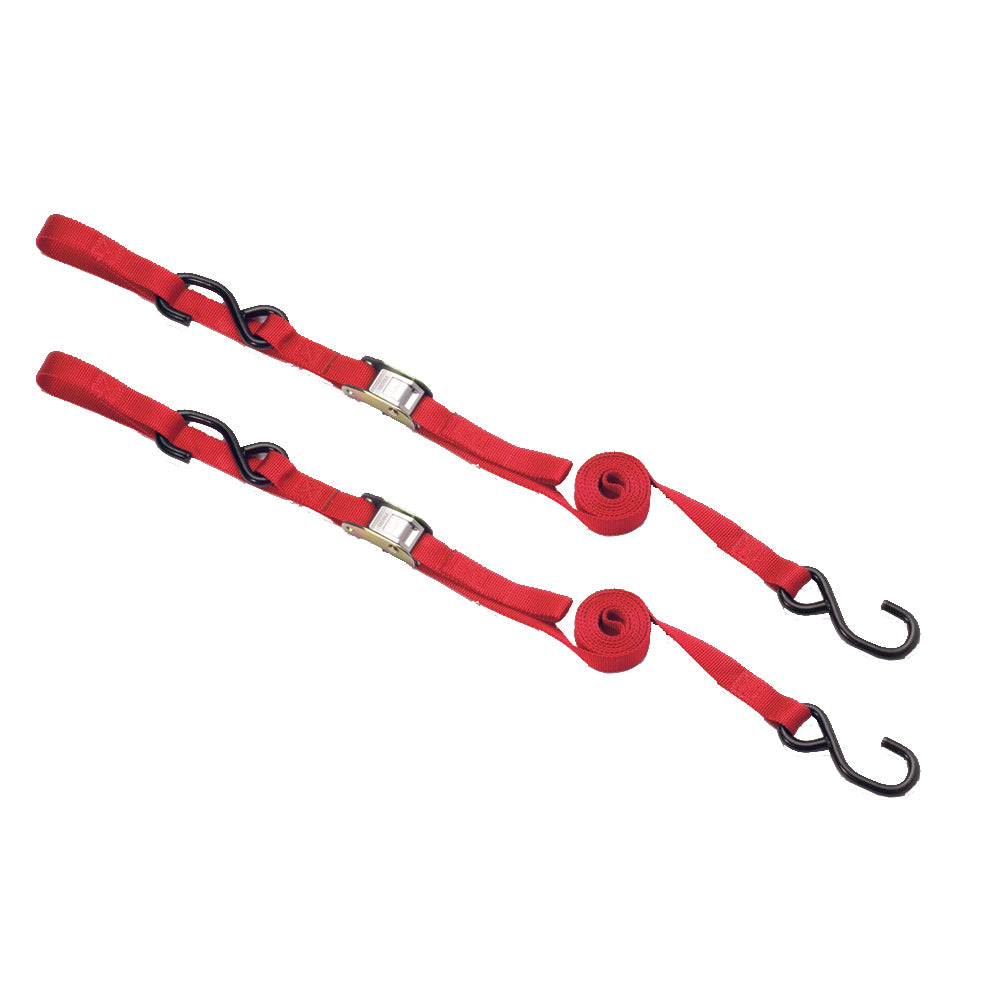 TIEDOWN RED  R.LINE H.DUTY+XTRA LOOP HOOK TYPE