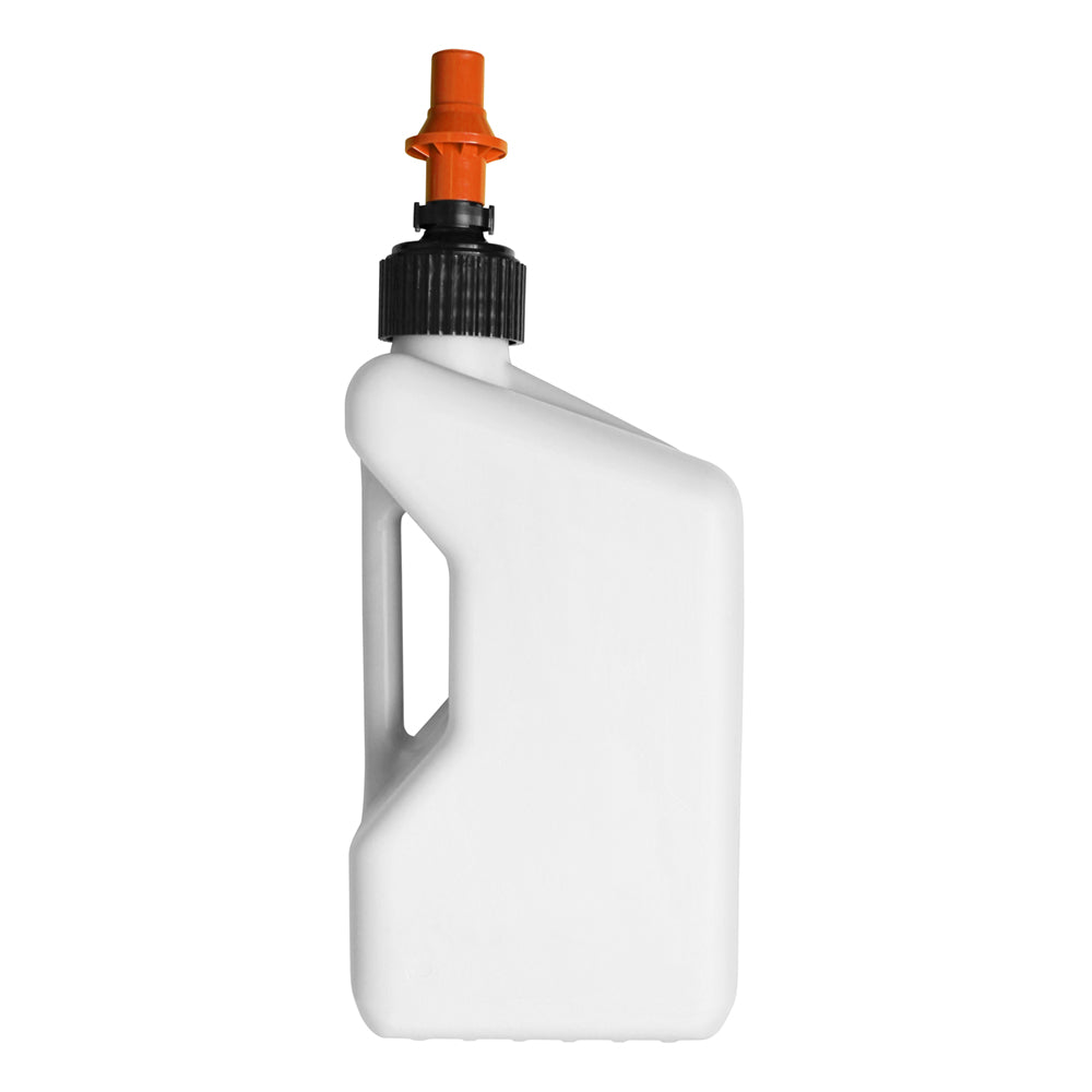 20 LITRE TUFF JUG WHITE/ORANGE RIPPER CAP