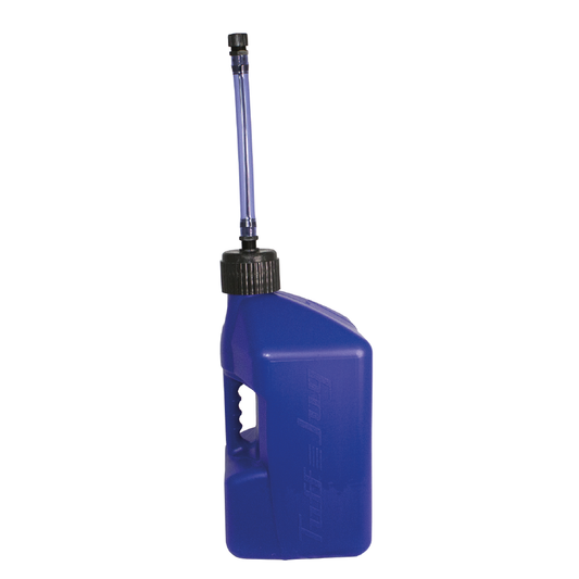 10 LITRE TUFF JUG STD CAP W/ AUTO SPOUT BLUE/BLUE