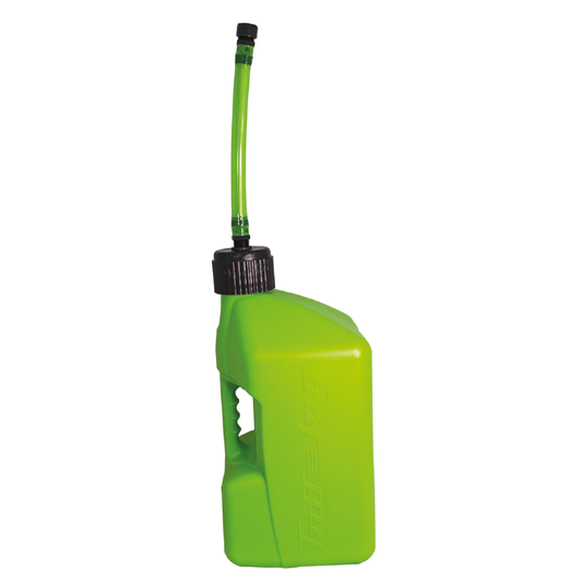 10 LITRE TUFF JUG STD CAP W/ AUTO SPOUT GREEN/GREEN