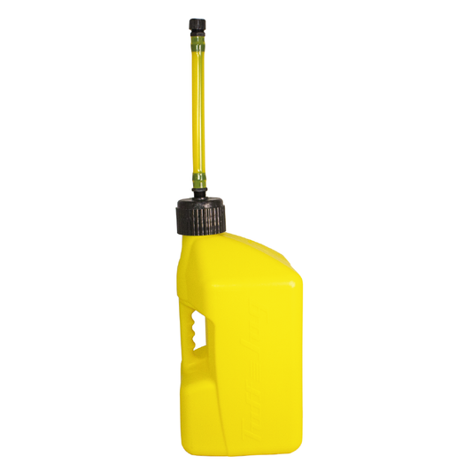 10 LITRE TUFF JUG STD CAP W/ AUTO SPOUT YELLOW/YELLOW