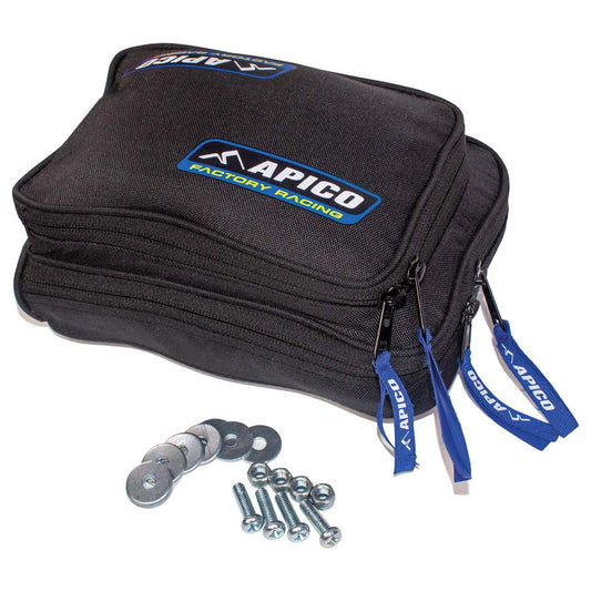 APICO REAR FENDER TOOL BAG BLACK/BLUE