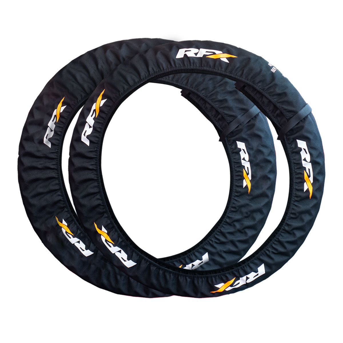 RFX Factory 85cc Tyre Covers (Black) Pair