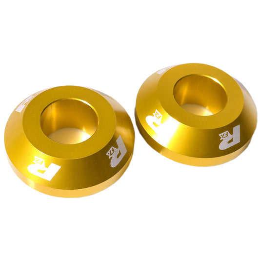 RFX Pro FAST Wheel Spacers Rear (Yellow) Suzuki RMZ250 07-24 RMZ450 05-24