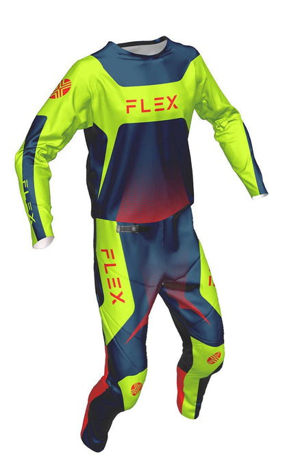 Youth Dot Neon and Navy Kit