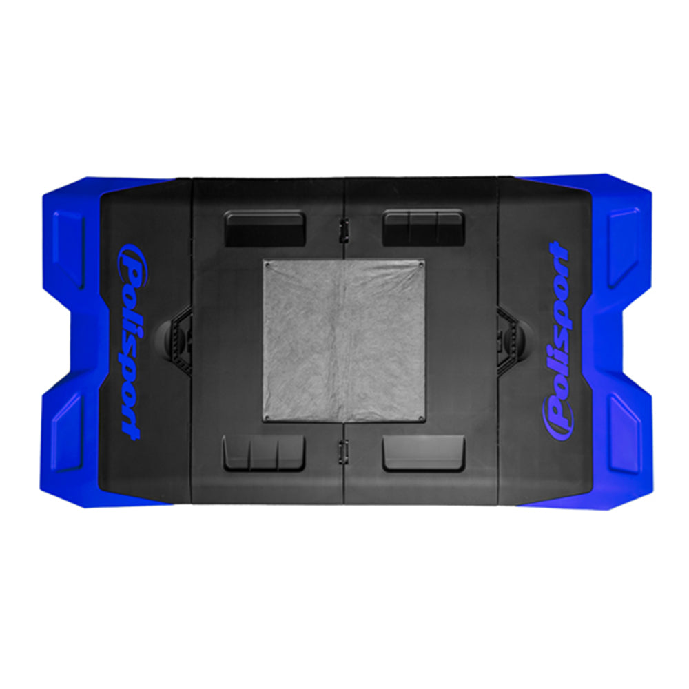 BIKE MAT MOTO PAD FOLDABLE BLACK/BLUE