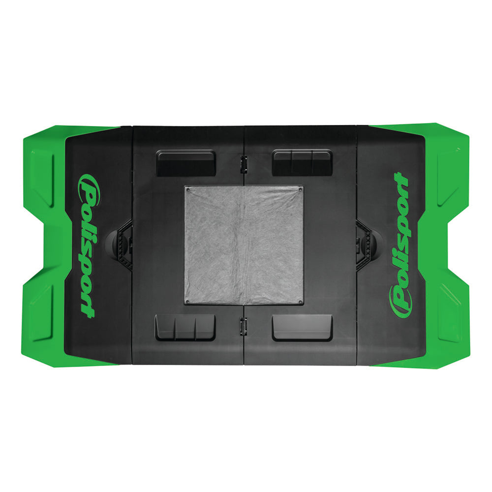 BIKE MAT MOTO PAD FOLDABLE BLACK/GREEN05