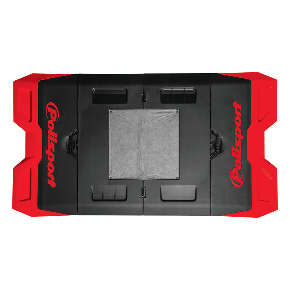 BIKE MAT MOTO PAD FOLDABLE BLACK/RED04