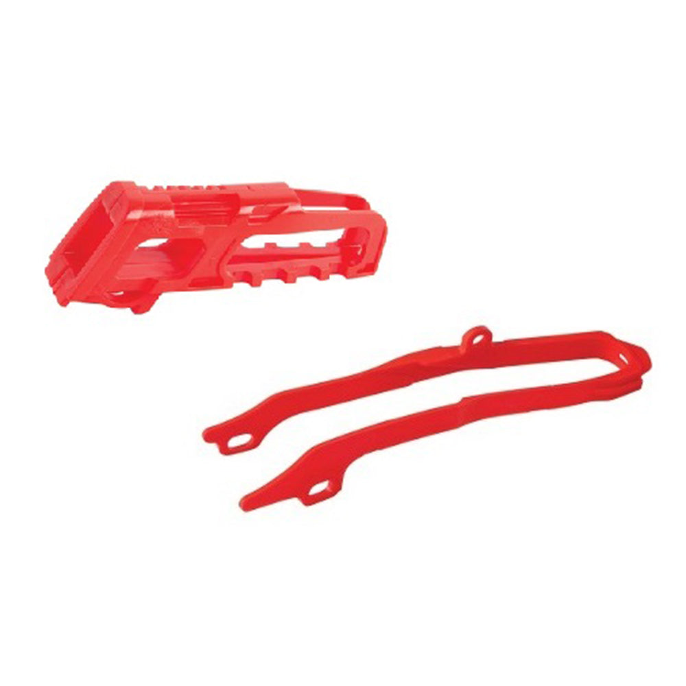 CHAIN GUIDE/SLIDER KIT HONDA CRF250R 10, CRF450R 09-10 RED