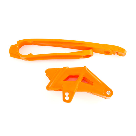 CHAIN GUIDE/SLIDER KIT KTM SX 11, EXC 12-16 ORANGE