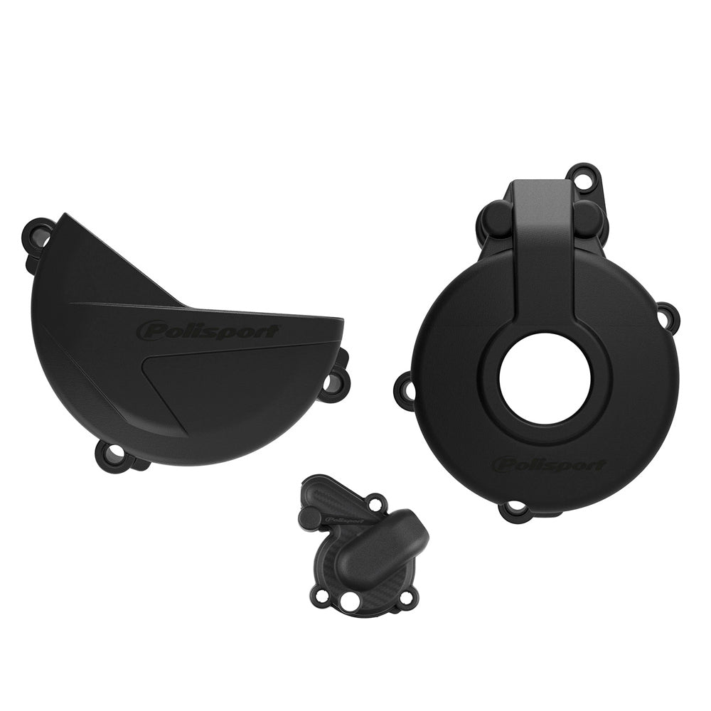 CLUTCH & IGNITION COVER PROTECTOR SHERCO SEF250/300 14-23 BLACK