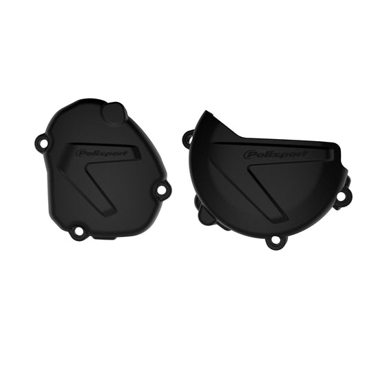 CLUTCH & IGNITION COVER PROTECTOR YAMAHA YZ125 08-24 BLACK