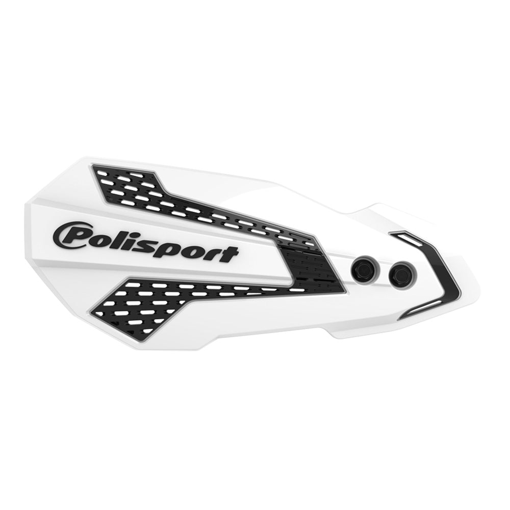 HAND GUARD MX FLO INC BAR & LEVER MOUNT HONDA CR 04-07, CRF250R 04-23, CRF450R 09-20, CRF250X-450X 04-18 WHITE/BLACK