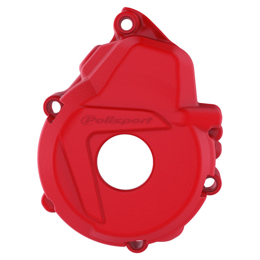 IGNITION COVER PROTECTOR KTM/HQV/GAS EXC-F250-350 17-23, FE250-350 17-23, EC250F/350F 21-23 RED