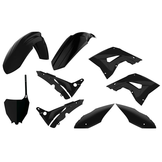 BOX KIT HONDA RESTYLE CR125-250 02-07 (RESTYLE TO CRF450R 17-20) BLACK