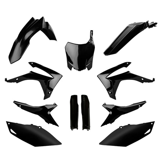 BOX KIT HONDA CRF250R 14-17, CRF450R 13-16 INC FORK GUARDS BLACK