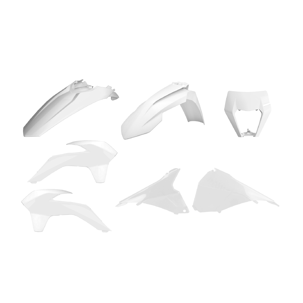 BOX KIT ENDURO KTM EXC/EXC-F 14-16 FRONT END RESTYLING 2019 WHITE