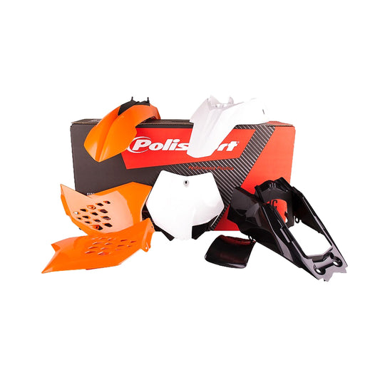 BOX KIT KTM SX65 12-15 ORANGE/WHITE OEM (2012)