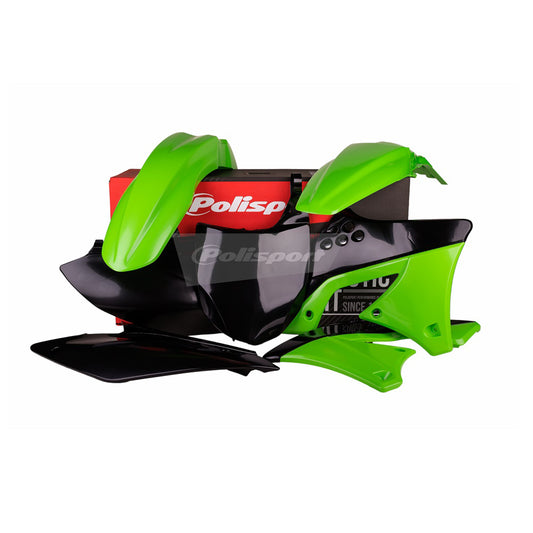 BOX KIT KAWASAKI KX250F 09-12  GREEN 05/BLACK OEM 2012