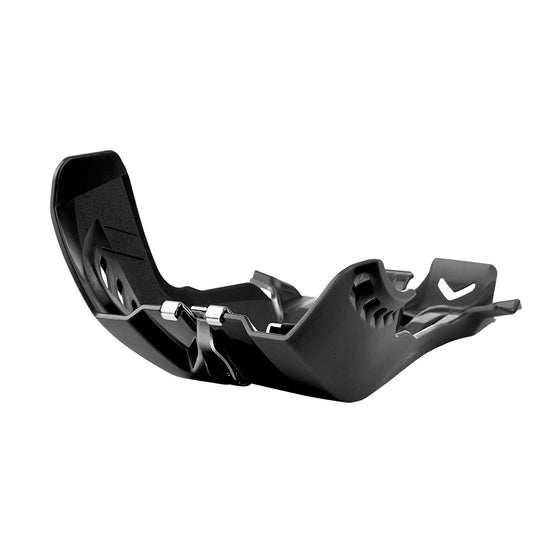 SKID PLATE INC LINKAGE PROTECTION KTM/HUSKY SX/TC/TX250-300 19-22, TE250-300 20-23 BLACK