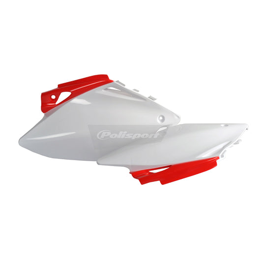 SIDE PANEL HONDA CRF450R 07-08 WHITE/RED