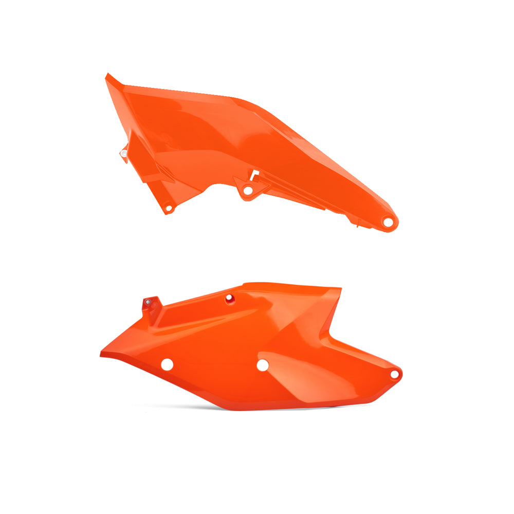 SIDE PANEL KTM SX/SX-F/XC-F 16-18, EXC/EXC-F 17-19 ORANGE K16 (OEM EXC 17/19)