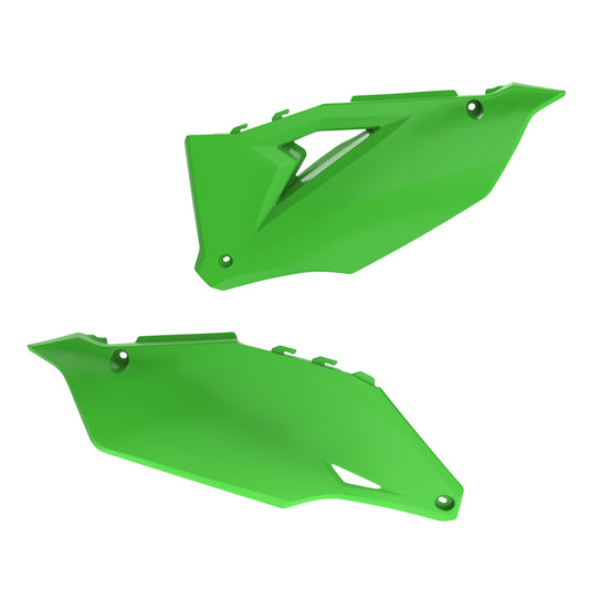 SIDE PANEL KAWASAKI KX250F 21-23, KX450F 19-23 GREEN