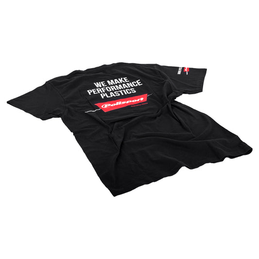 POLISPORT OFF-ROAD T-SHIRT SMALL BLACK