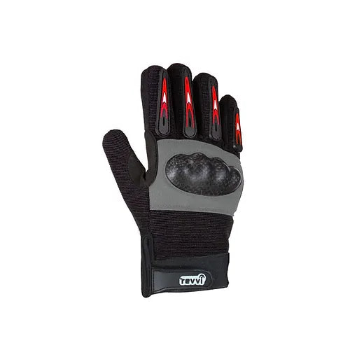 Revvi Kids Bike Gloves Knuckle Protection Long Finger Tech